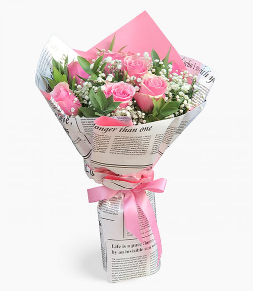 Pembe Gül Buketi